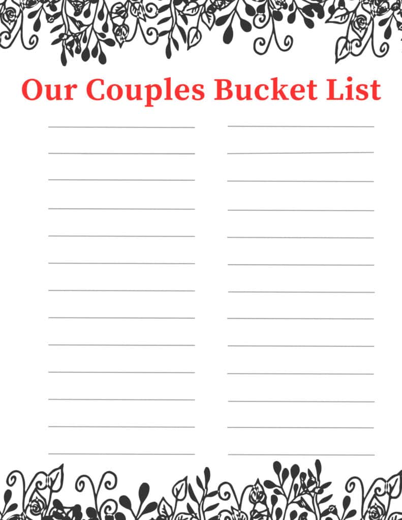 101 Best Couples Bucket List Ideas for 2024 Adventures & Romance